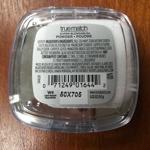 L’Oréal Paris True Match Super-Blendable Powder W4 Light Medium 0.33 oz/9.5 g - Picture 5 of 5
